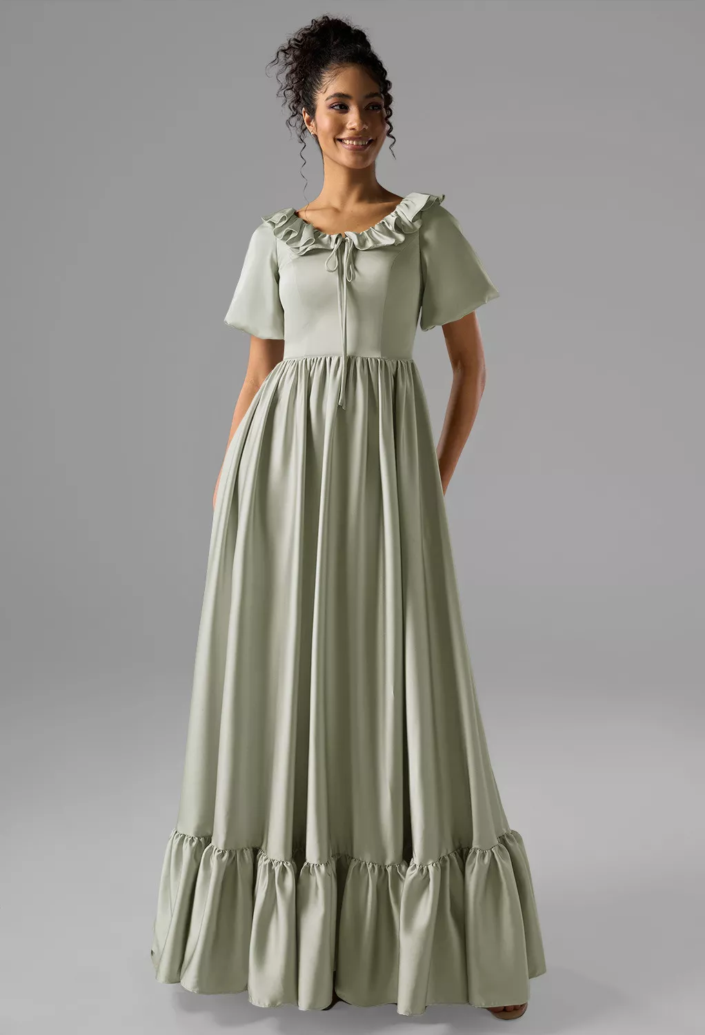 AW Sumayyah Sage Green  Bridesmaid Dresses